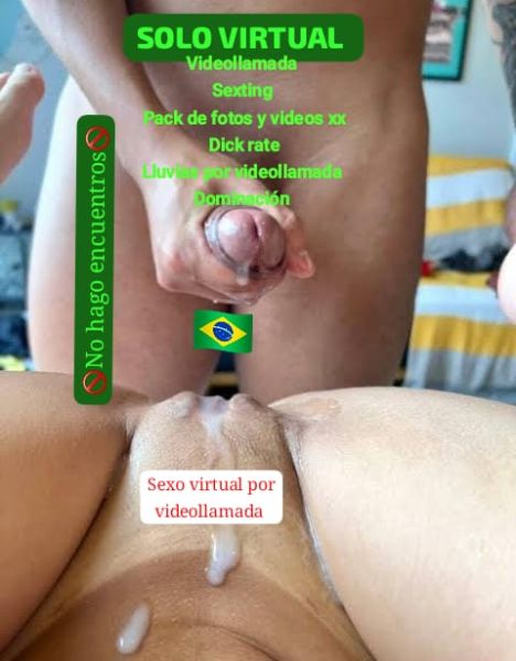 Solo virtual, videollamada,fotos, videos personalizados,Brasileña putísima...re fogosa!
Varios juguetes 
